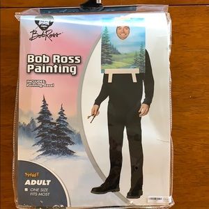 Bob Ross Painting Couples Costume NIP